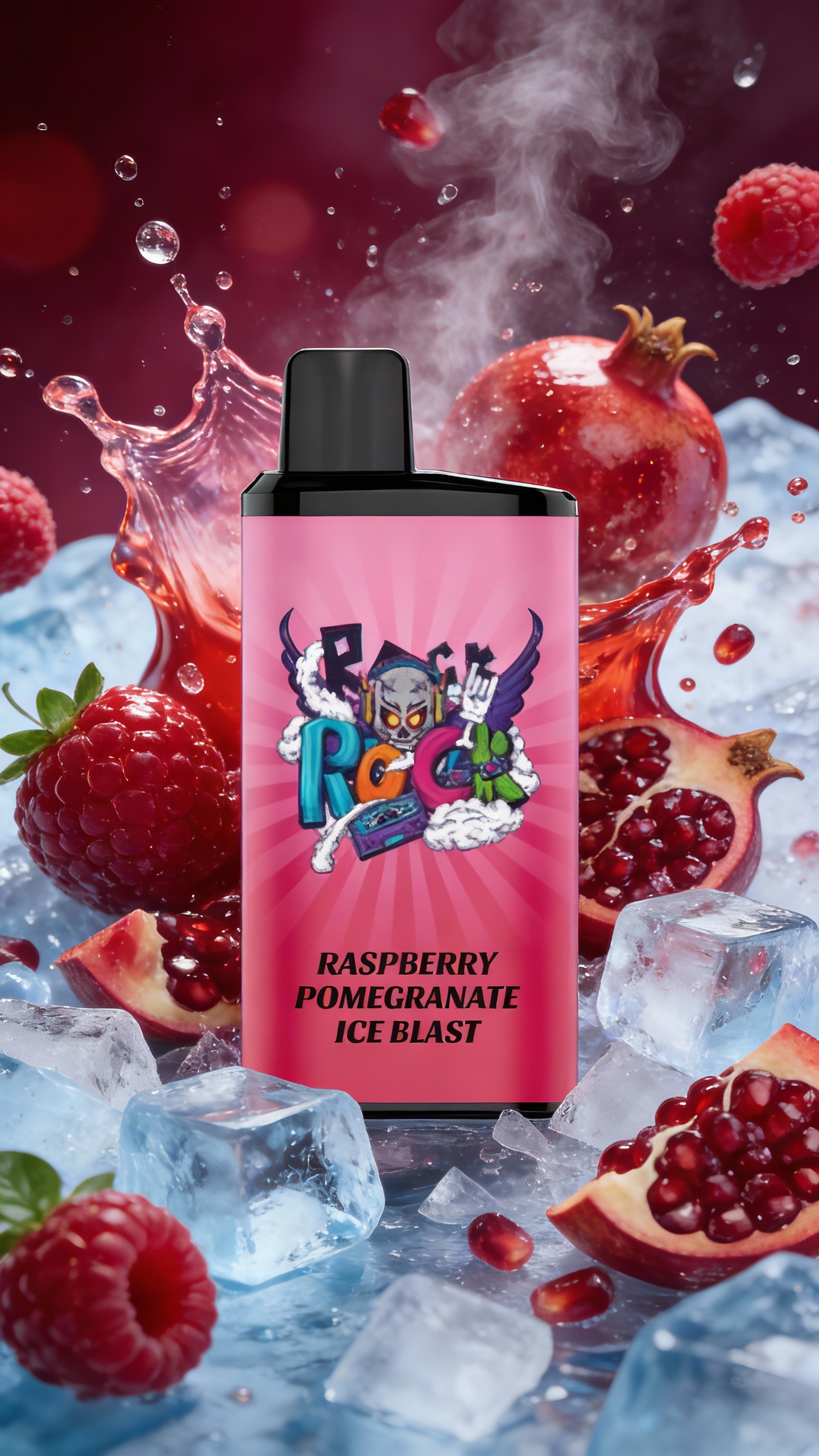 IGET BAR PRO 10000 PUFF - Raspberry Pomegranate Ice blast