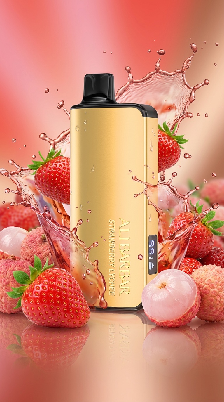 Alibarbar IGOT 9000PUFF - Strawberry Lychee