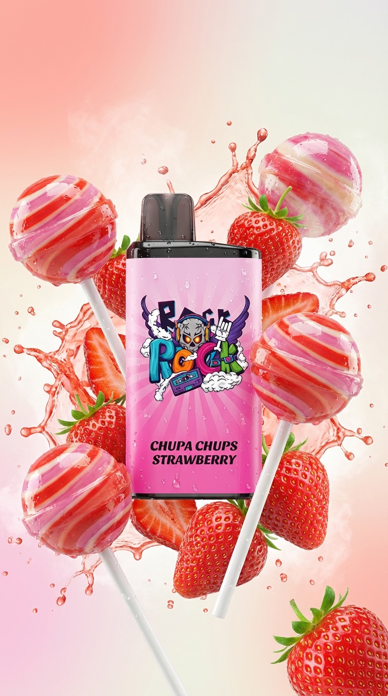 IGET BAR PRO 10000 PUFF - Chupa Chups Strawberry