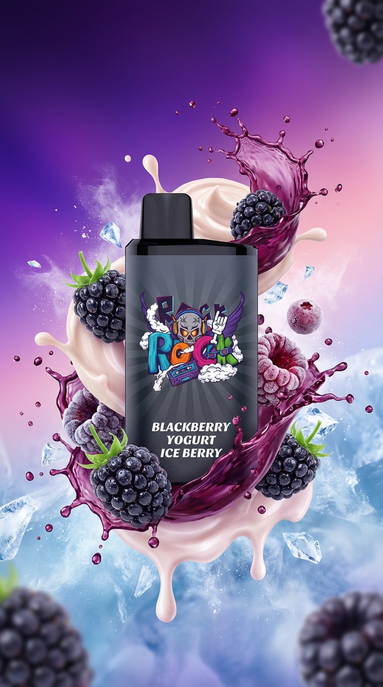 IGET BAR PRO 10000 PUFF - BlackBerry yogurt ice blast