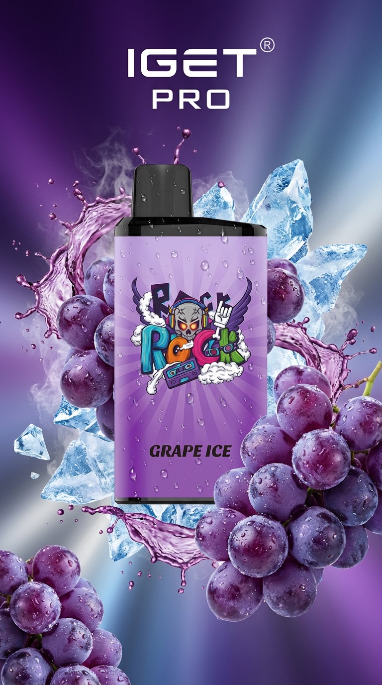 IGET BAR PRO 10000 PUFF - Grape ice