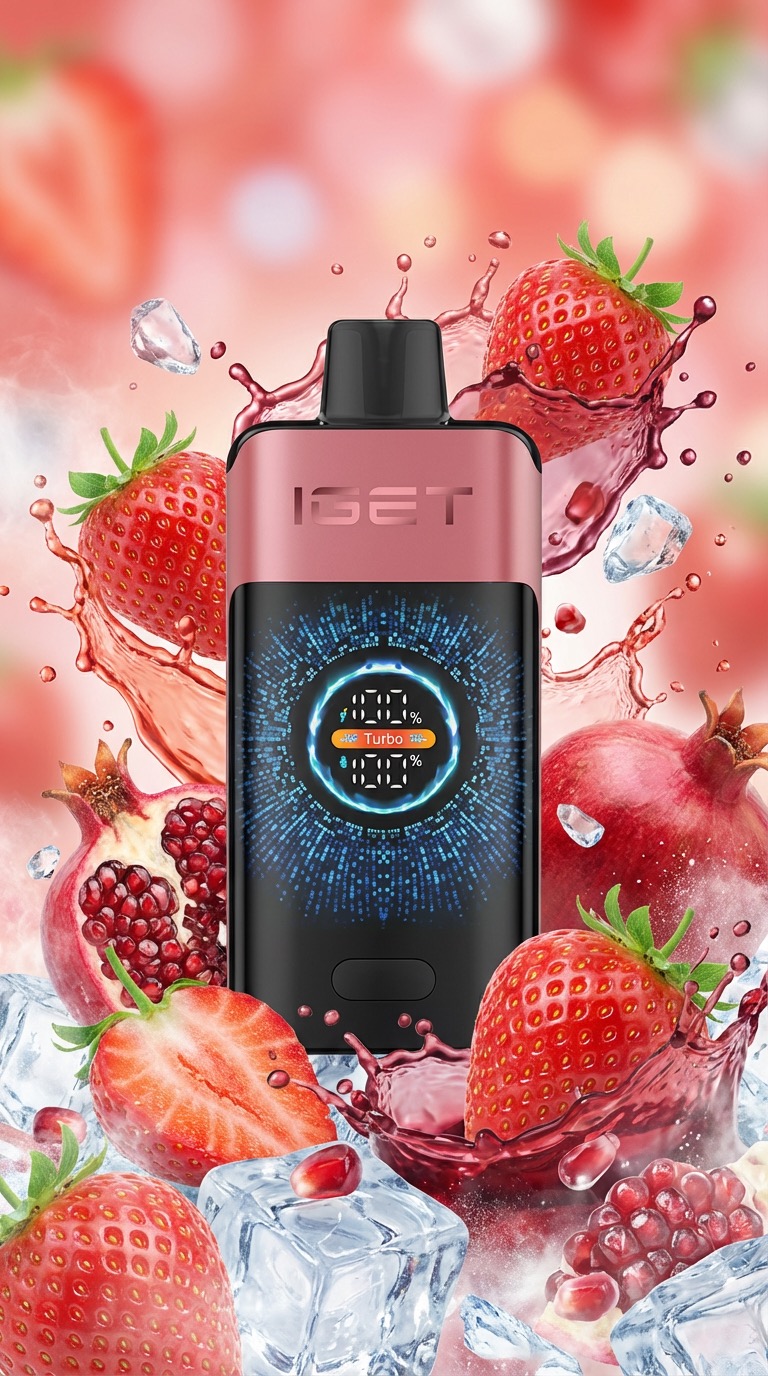 IGET ONE - Strawberry Pomegranate Ice